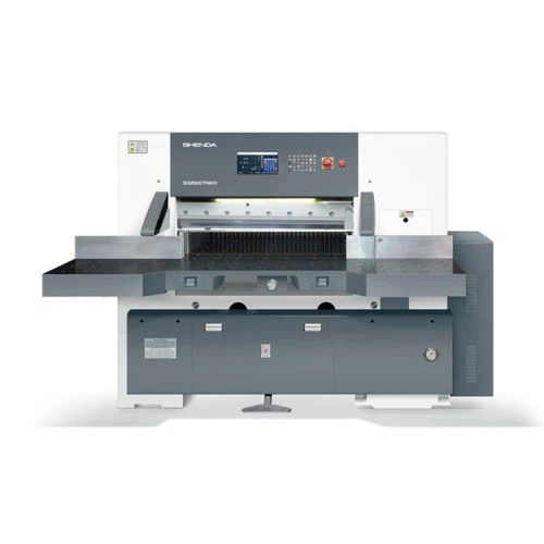 Hög hastighet dubbel hydraulisk papperskärmaskin